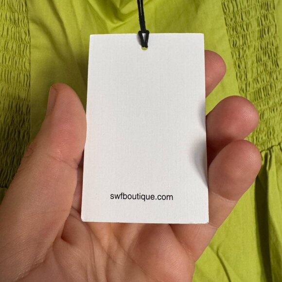 S/W/F Wide Panelled Maxi Dress (Sz L) NWT - Picture 14 of 16